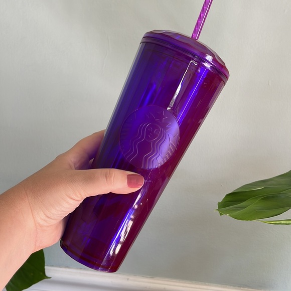 🔮NEW🔮Starbucks Hot Magenta/Purple Dome Tumbler - Picture 1 of 5